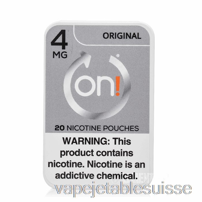 Vape Suisse, C'est Parti ! Sachets De Nicotine - Originaux 4mg